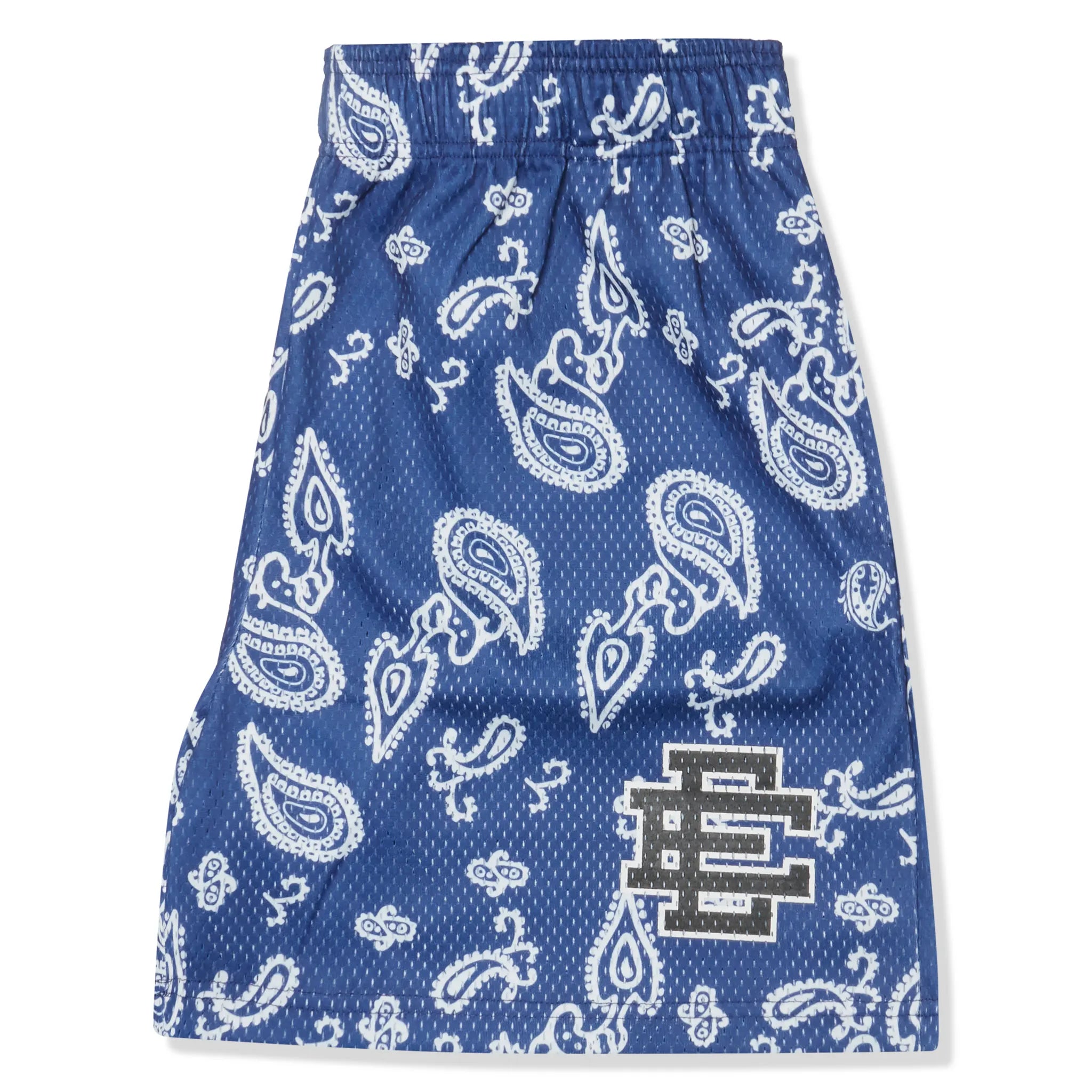 Side View of Eric Emanuel EE Basic Royal Paisley Shorts